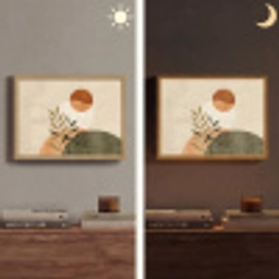 Takken - Vormen - Abstract Light Box met batterij (Wandlamp) middel -sfeer3