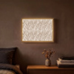 Bruin - Patroon - Zebra Light Box met batterij (Wandlamp) middel 907 -sfeer4