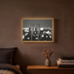 Bubbels - Proosten - Champagneglazen - Stadslichten Light Box met batterij (Wandlamp) middel -sfeer4