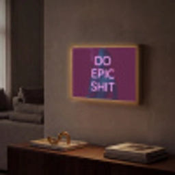Buste - Neon - LED - Letters Light Box met batterij (Wandlamp) middel -sfeer1