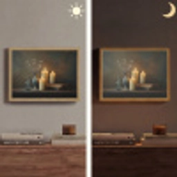 Kaarsen - Stilleven - Rustiek - Boeken Light Box met batterij (Wandlamp) middel -sfeer3