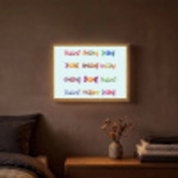 Snoepjes - Realistisch - Kleurrijk Light Box met batterij (Wandlamp) middel -sfeer4