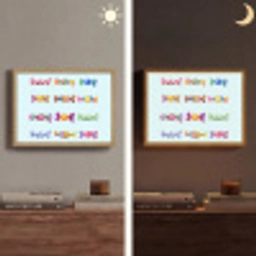 Snoepjes - Realistisch - Kleurrijk Light Box met batterij (Wandlamp) middel -sfeer3