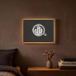 Krijttekening - Koffie - Latte art Light Box met batterij (Wandlamp) middel -sfeer4