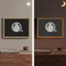 Krijttekening - Koffie - Latte art Light Box met batterij (Wandlamp) middel -sfeer3