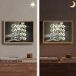 Cheers - Wijn - Zwart - Wit Light Box met batterij (Wandlamp) middel -sfeer3