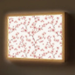 Kersenbloesem - Takken - Roze Light Box met batterij (Wandlamp) middel 907 -z3d_website
