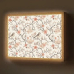 Kersenbloesem - Mus - Roze Light Box met batterij (Wandlamp) middel 907 -z3d_website