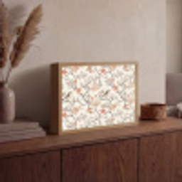 Kersenbloesem - Mus - Roze Light Box met batterij (Wandlamp) middel 907 -sfeer2