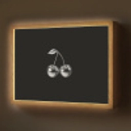 Kers - Luxueus - Metallic Light Box met batterij (Wandlamp) middel -z3d_website