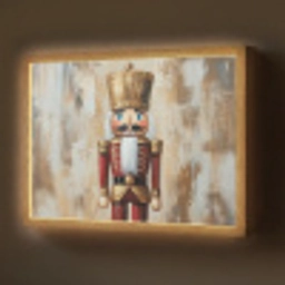 Kerst - Poppetje - Abstract Light Box met batterij (Wandlamp) middel -z3d_website