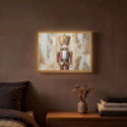 Kerst - Poppetje - Abstract Light Box met batterij (Wandlamp) middel -sfeer4