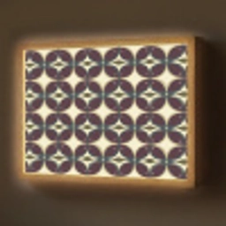 Cirkel - Retro - Kleurrijk Light Box met batterij (Wandlamp) middel 907 -z3d_website