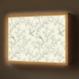 Klassiek - Vogels - Groen Light Box met batterij (Wandlamp) middel 907 -z3d_website