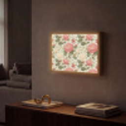 Klassiek - Botanisch - Veelkleurig Light Box met batterij (Wandlamp) middel 907 -sfeer1