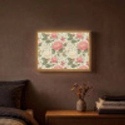 Klassiek - Botanisch - Veelkleurig Light Box met batterij (Wandlamp) middel 907 -sfeer4