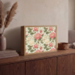 Klassiek - Botanisch - Veelkleurig Light Box met batterij (Wandlamp) middel 907 -sfeer2