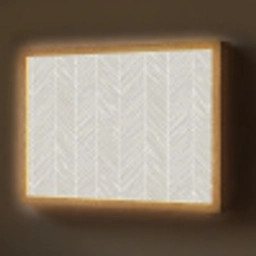 Klassiek - Visgraat - Grijs Light Box met batterij (Wandlamp) middel 907 -z3d_website