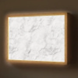 Klassiek - Marmer - Aders - Grijs Light Box met batterij (Wandlamp) middel 907 -z3d_website