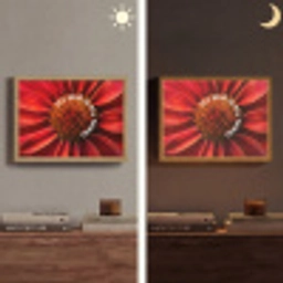Close up - Bloem - Quote - Rood Light Box met batterij (Wandlamp) middel -sfeer3
