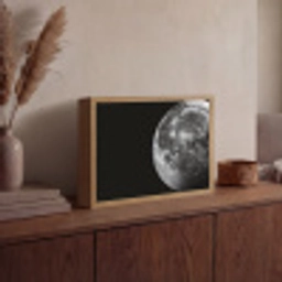 Close-up - Maan - Wit - Textuur Light Box met batterij (Wandlamp) middel -sfeer2