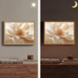 Close up - Pioenroos - Wit Light Box met batterij (Wandlamp) middel -sfeer3