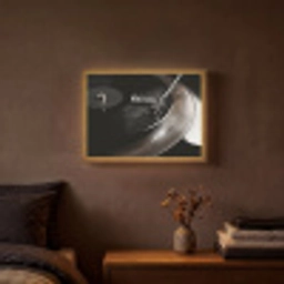 Close-up - Vinylplaat - Platenspeler - Zwart Light Box met batterij (Wandlamp) middel -sfeer4