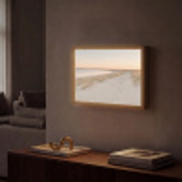Kustlijn - Horizon - Hek Light Box met batterij (Wandlamp) middel -sfeer1