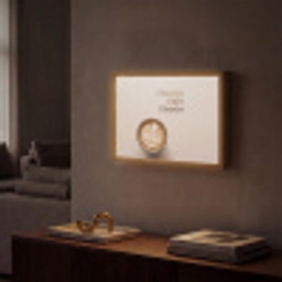 Koffie - Obessive Coffee Disorder - Beige Light Box met batterij (Wandlamp) middel -sfeer1