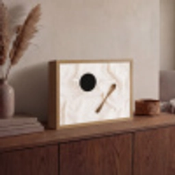 Koffie - Lepel - Mok Light Box met batterij (Wandlamp) middel -sfeer2