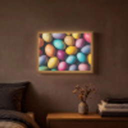 Kleurrijk - Paaseitjes - Spetters Light Box met batterij (Wandlamp) middel -sfeer4