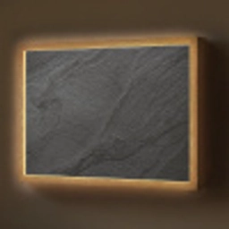 Beton - Zwart - Industrieel Light Box met batterij (Wandlamp) middel -z3d_website