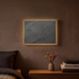 Beton - Zwart - Industrieel Light Box met batterij (Wandlamp) middel -sfeer4