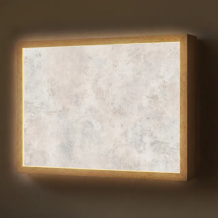 Beton - Grijs - Wit Light Box met batterij (Wandlamp) middel -z3d_website