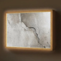 Beton - Industrieel - Grijs Light Box met batterij (Wandlamp) middel -z3d_website