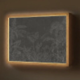 Beton - Patroon - Zwart Light Box met batterij (Wandlamp) middel -z3d_website