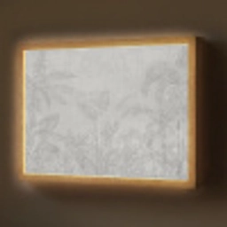 Beton - Patroon - Grijs Light Box met batterij (Wandlamp) middel -z3d_website