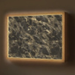 Kristal - Goud - Zwart - Marmer Light Box met batterij (Wandlamp) middel 907 -z3d_website