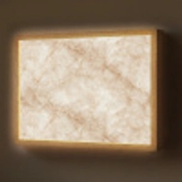 Kristalstructuur - Bruin - Marmer Light Box met batterij (Wandlamp) middel 907 -z3d_website