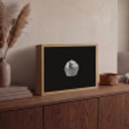 Cupcake - Luxueus - Zilver Light Box met batterij (Wandlamp) middel -sfeer2