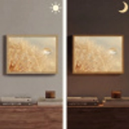 Paardenbloem - Water - Natuur - Planten - Modern Light Box met batterij (Wandlamp) middel -sfeer3