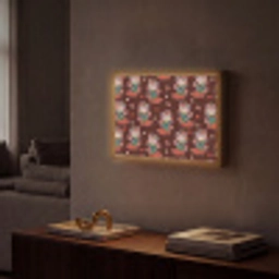 Donker - Cowboy - Laars - Patroon Light Box met batterij (Wandlamp) middel 907 -sfeer1