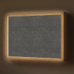 Donkergrijs - Asfaltstructuur - Ruw Light Box met batterij (Wandlamp) middel 907 -z3d_website