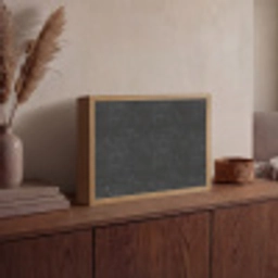 Donkergrijs - Asfaltstructuur - Ruw Light Box met batterij (Wandlamp) middel 907 -sfeer2