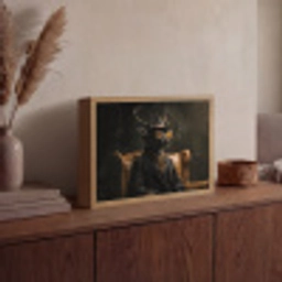 Hert - Zonnebril - Zwart - Pak Light Box met batterij (Wandlamp) middel -sfeer2