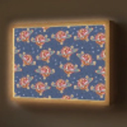 Disco - Blauw - Patroon Light Box met batterij (Wandlamp) middel 907 -z3d_website