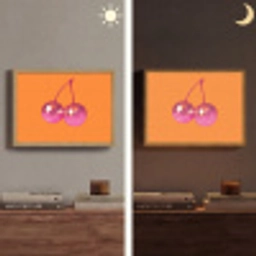 Discoballen - Kers - Spiegels - Roze Light Box met batterij (Wandlamp) middel -sfeer3