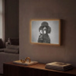 Hond - Krullen - Zonnebril - Wijn Light Box met batterij (Wandlamp) middel -sfeer1