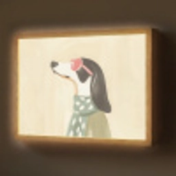 Hond - Zonnebril - Sjaal Light Box met batterij (Wandlamp) middel -z3d_website