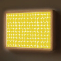 Stippen - Modern - Geel Light Box met batterij (Wandlamp) middel 907 -z3d_website